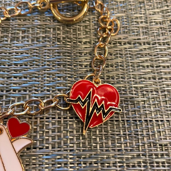 #100b Valentines Day Charm Fashion Bracelet - Picture 6 of 12